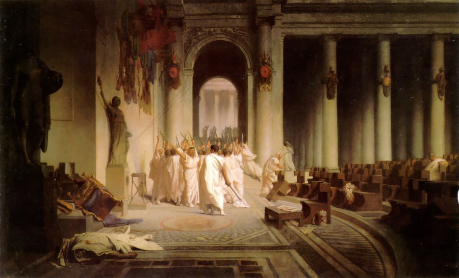 Jean Leon Gerome The Death of Caesar